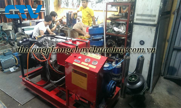 Bảo dưỡng máy bơm cứu hỏa động cơ Diesel tin cậy, giá tốt cho khách hàng