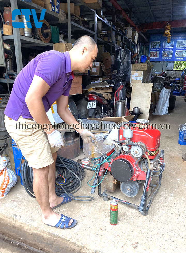 Sửa chữa máy bơm nước chạy xăng uy tín, chất lượng tại miền Bắc